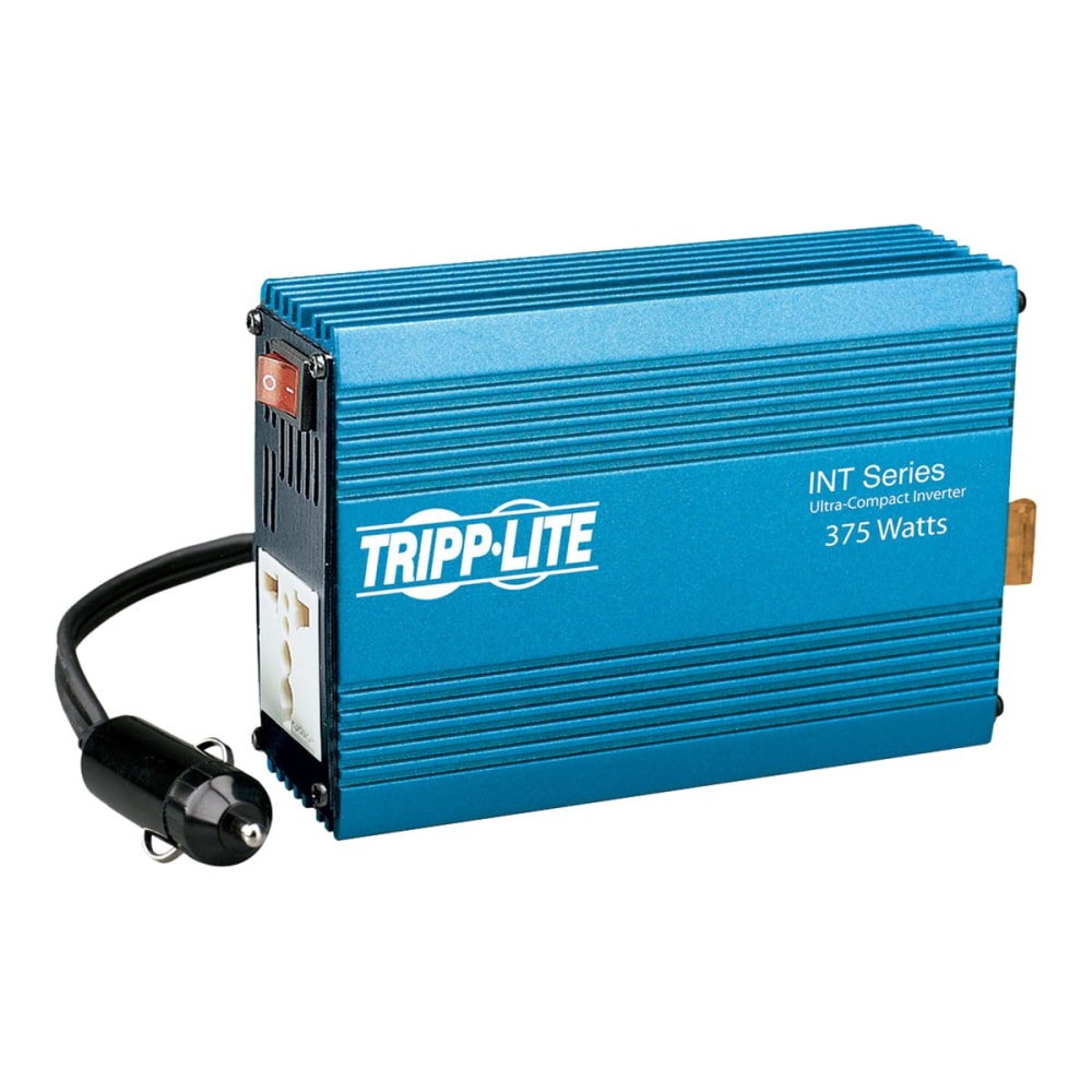 Tripp Lite Ultra-Compact Car Inverter 375W 12V DC to 230V AC 1 Universal Outlet - DC to AC power inverter - 12 V - 375 Watt - output connectors: 1