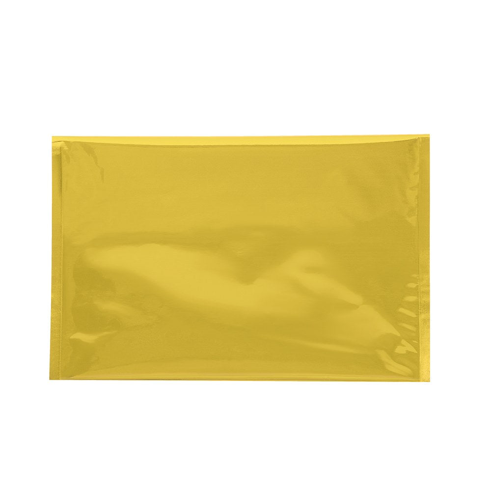 Partners Brand Metallic Glamour Mailers, 12-3/4in x 9-1/2in, Gold, Case Of 250 Mailers