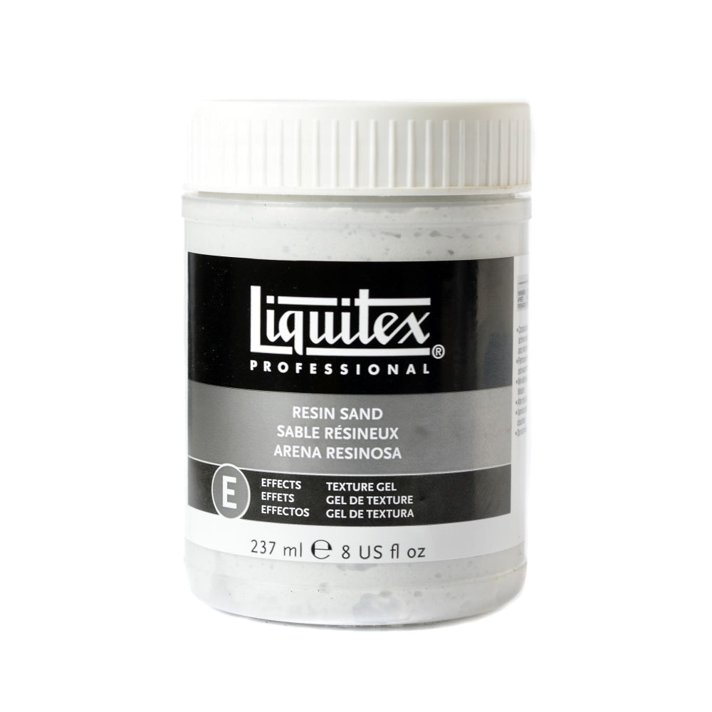 Liquitex Acrylic Texture Gel Mediums, 8 Oz, Resin Sand, Pack Of 2