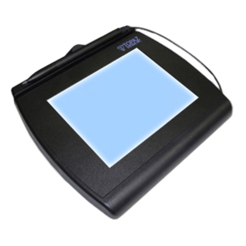 Topaz SignatureGem T-LBK766 Signature Capture Pad - Backlit LCD - Active PenUSB, Serial - 4.60in x 0.13in Active Area LCD - Backlight - 410 PPI