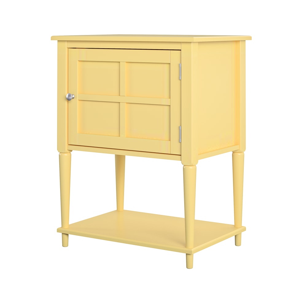 Ameriwood Home Fairmont Accent Table, 28-5/16inH x 22inW x 15-3/4inD, Yellow