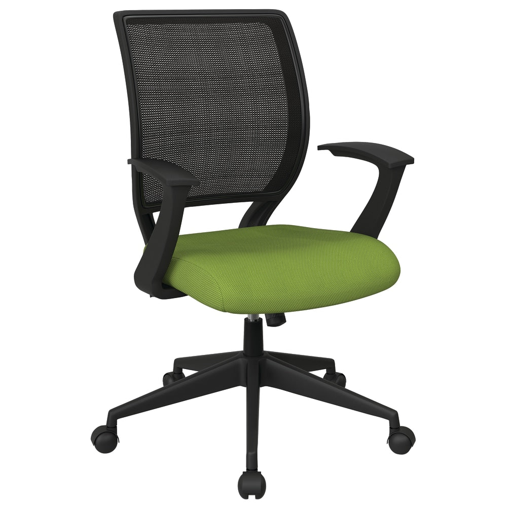Office Star Work Smart Mesh Task Chair, Green/Black
