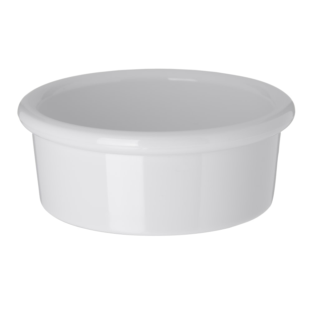 Carlisle Smooth Ramekins, 2.5 Oz, White, Pack Of 48