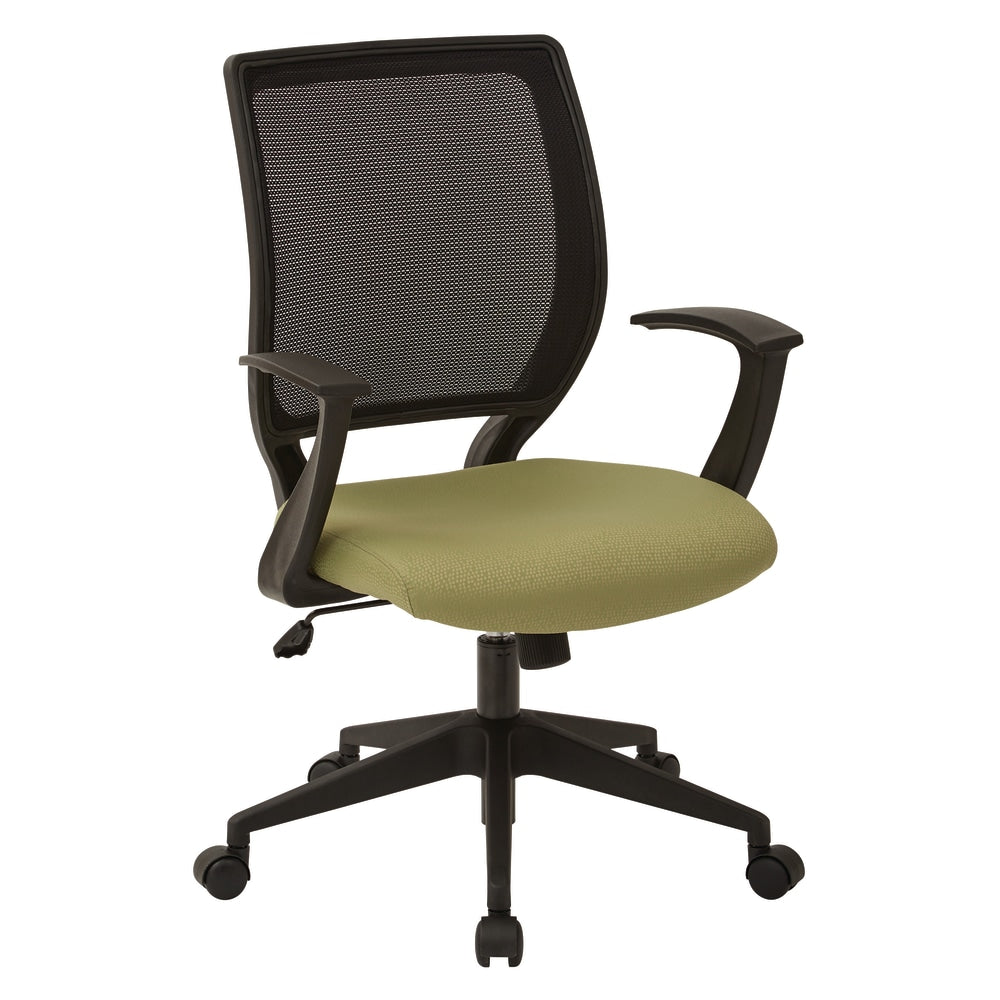 Office Star Work Smart Mesh Task Chair, Lily Pad/Black