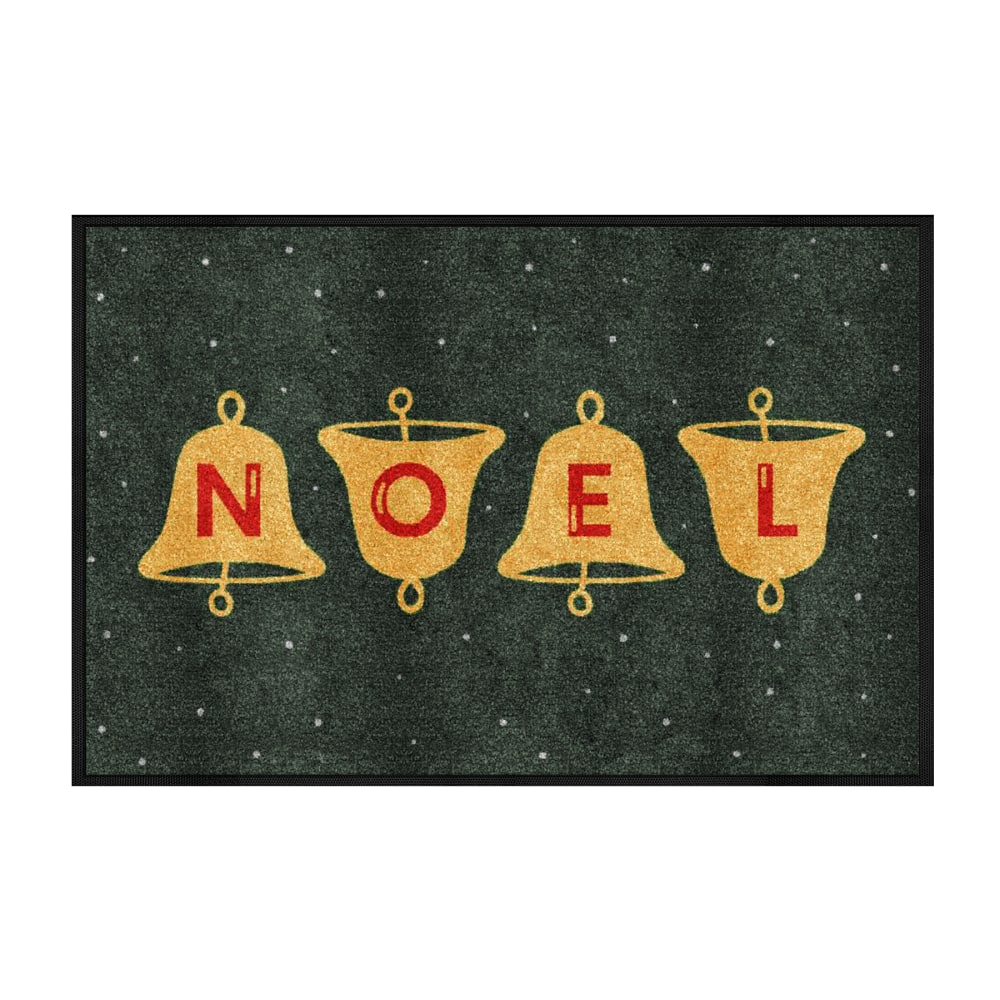 M+A Matting Message Mat, 45in x 69in, Noel Bells
