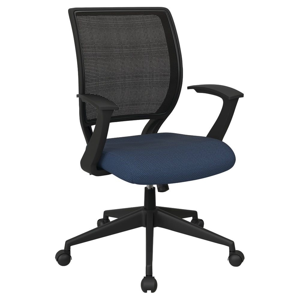 Office Star Work Smart Mesh Task Chair, Blue Galaxy/Black