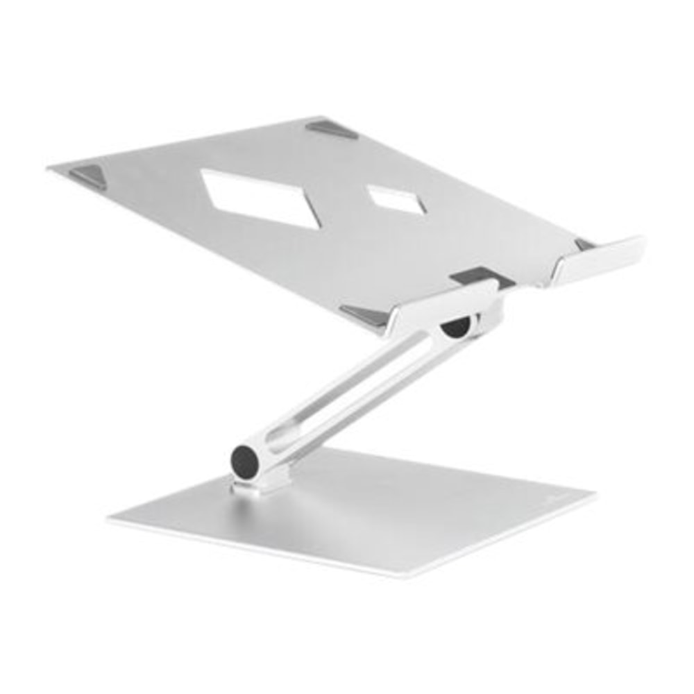 DURABLE RISE - Stand - foldable - for notebook / tablet - aluminum - silver - screen size: 10in-17in - desktop