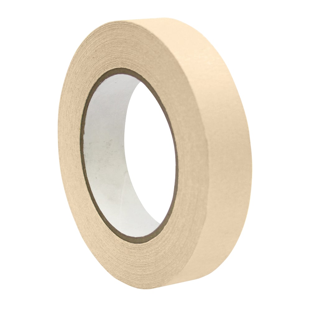DSS Distributing Premium-Grade Masking Tape, 3in Core, 1in x 55 Yd., White, Pack Of 6