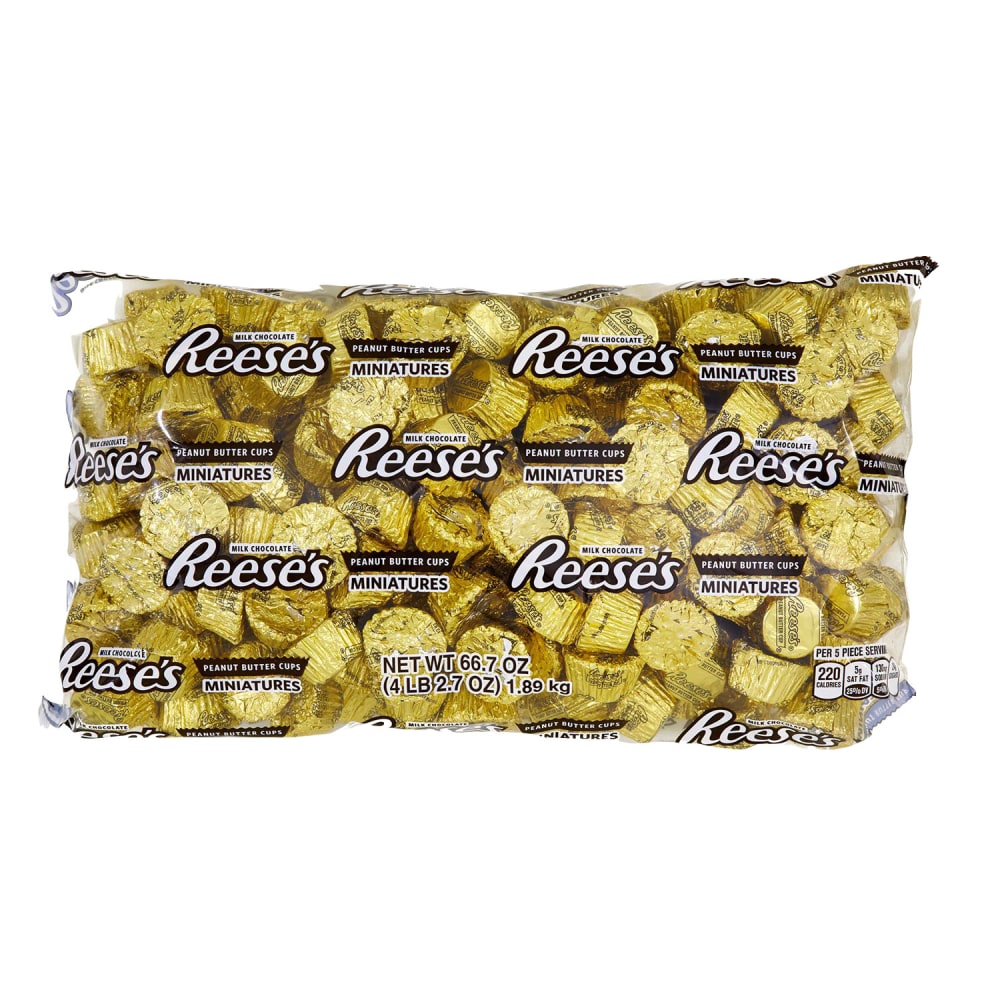 Reeses Peanut Butter Cup Miniatures, 4.1-Lb Bag