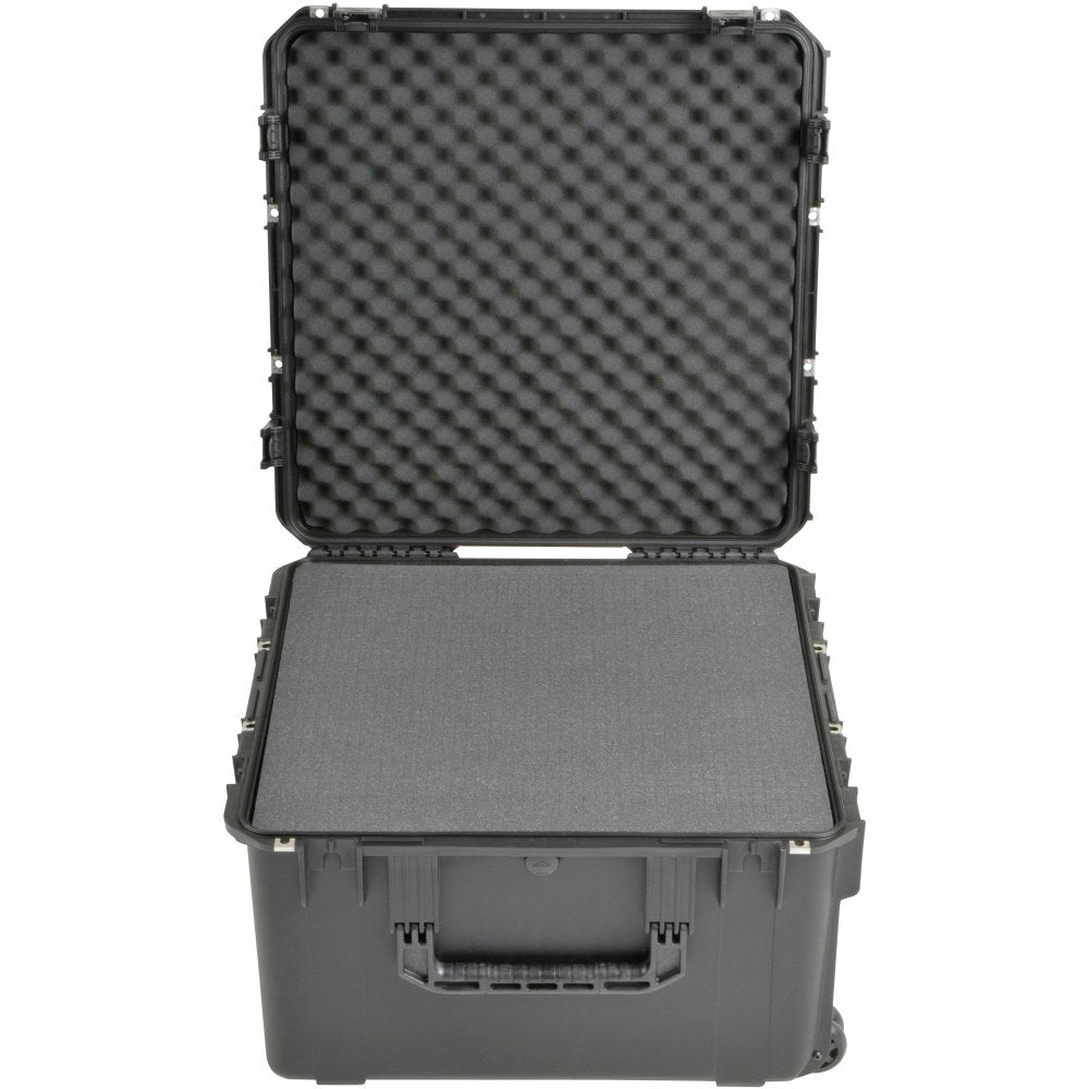 SKB Cases iSeries Protective Case With Cubed Foam And Wheels, 24in x 24in, 14in, Black