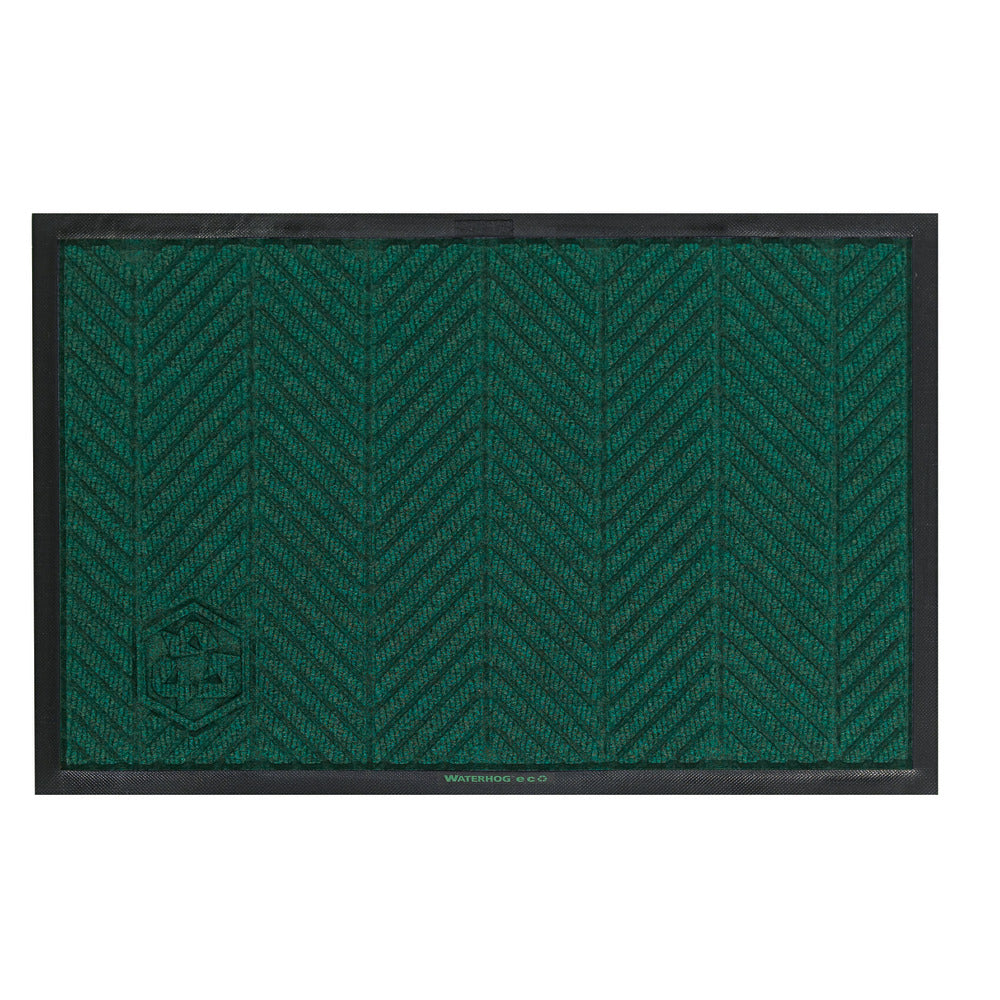 M+A Matting WaterHog Floor Mat, Max Herringbone, 4ft x 6ft, Southern Pine