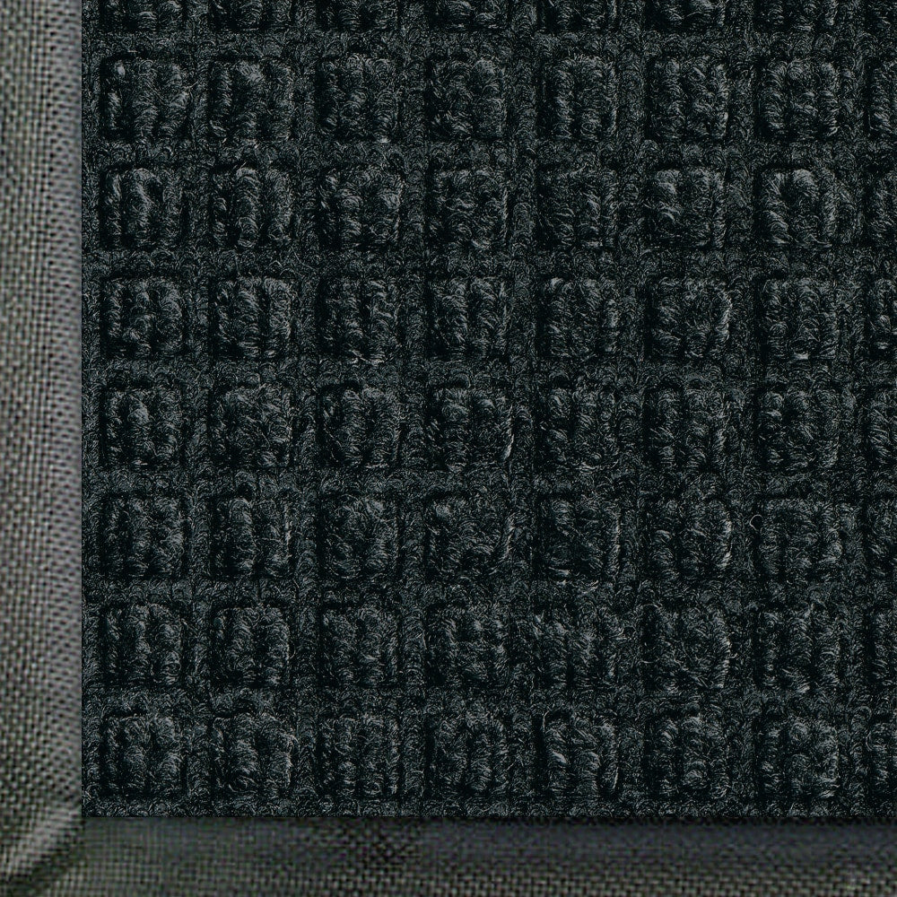 M+A Matting WaterHog Squares Classic Floor Mat, 6ft x 20ft, Charcoal