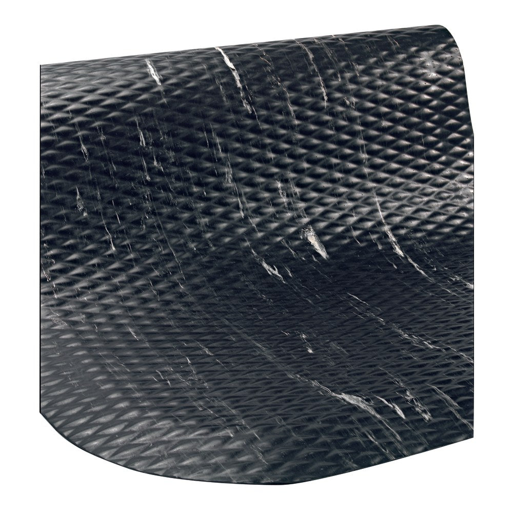 M+A Matting Hog Heaven Marble Top Floor Mat, 7/8in Thick, 3ft x 12ft, Midnight Swirl