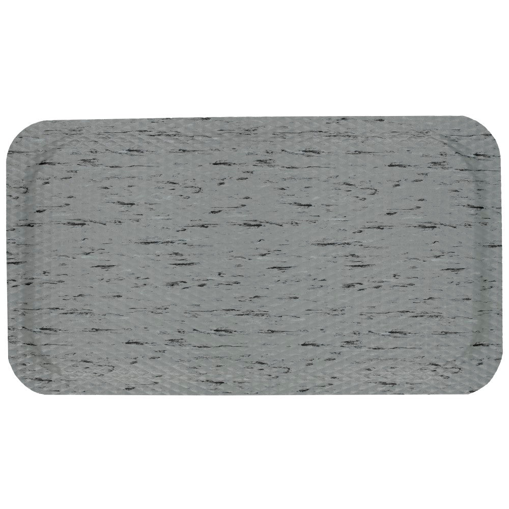 M+A Matting Hog Heaven Marble Top Floor Mat, 7/8in Thick, 3ft x 5ft, Granite Dusk