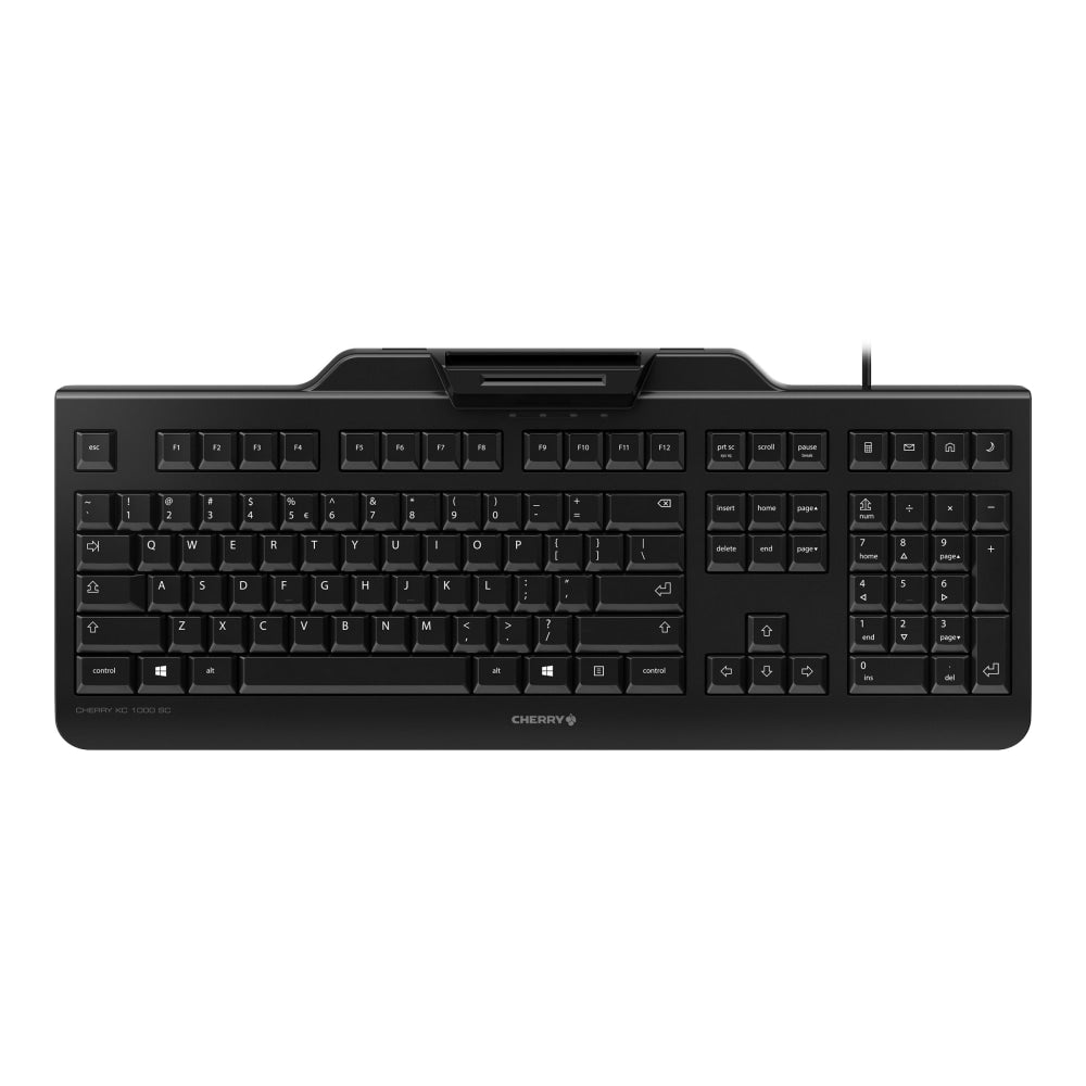 CHERRY Security Keyboard, 104 Key, Black, KC 1000