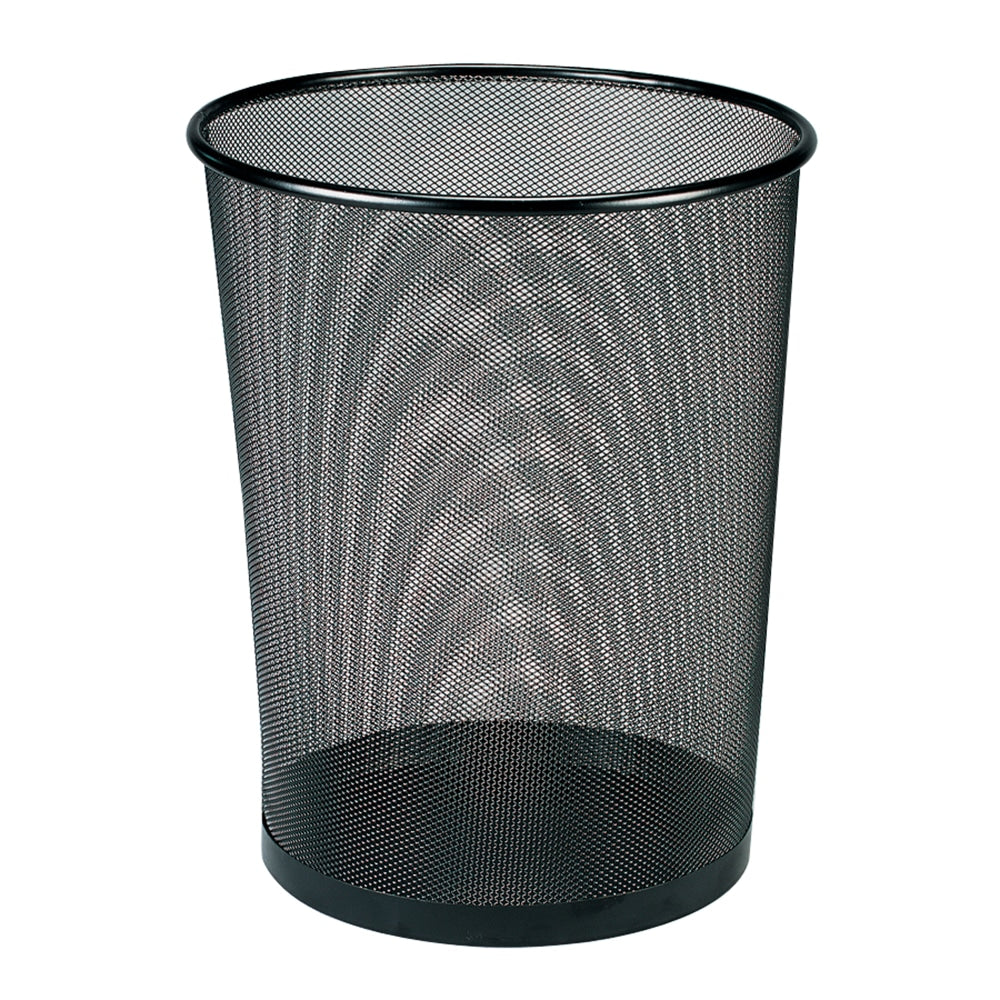 Office Depot Brand Black Mesh Wastebasket