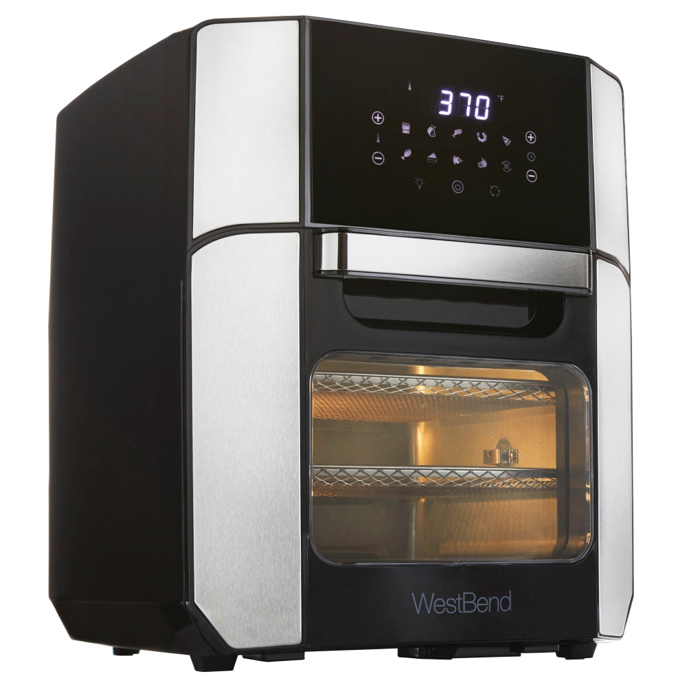 West Bend 12.6-Quart Digital Air Fryer, 12-7/8in x 14-13/16in x 14-1/8in,  Black