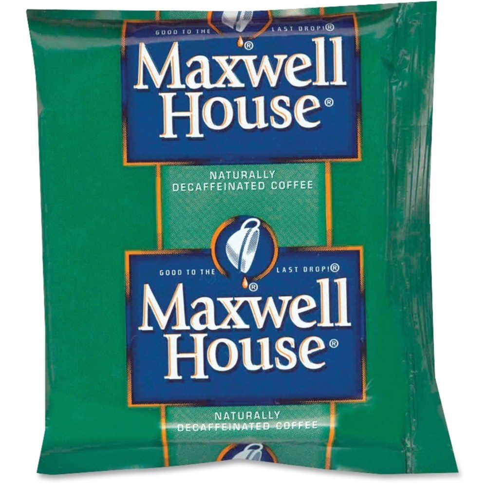 Maxwell House Single-Serve Coffee Packets, Decaffeinated, Carton Of 42