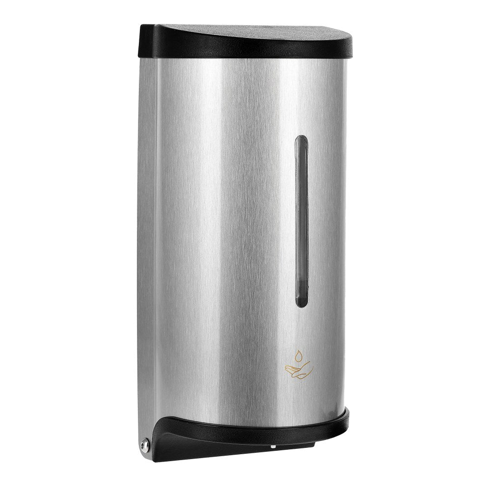 Alpine Industries Commercial Automatic Hand Soap and Gel Sanitizer Dispenser, 800 ml, Stainless Steel