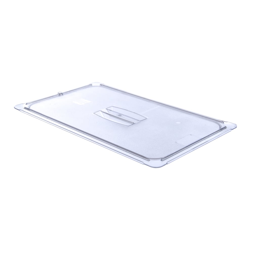 StorPlus Full-Size Plastic Handled Lids, 7/8inH x 12 7/8inW x 20 3/4inD, Clear, Pack Of 6