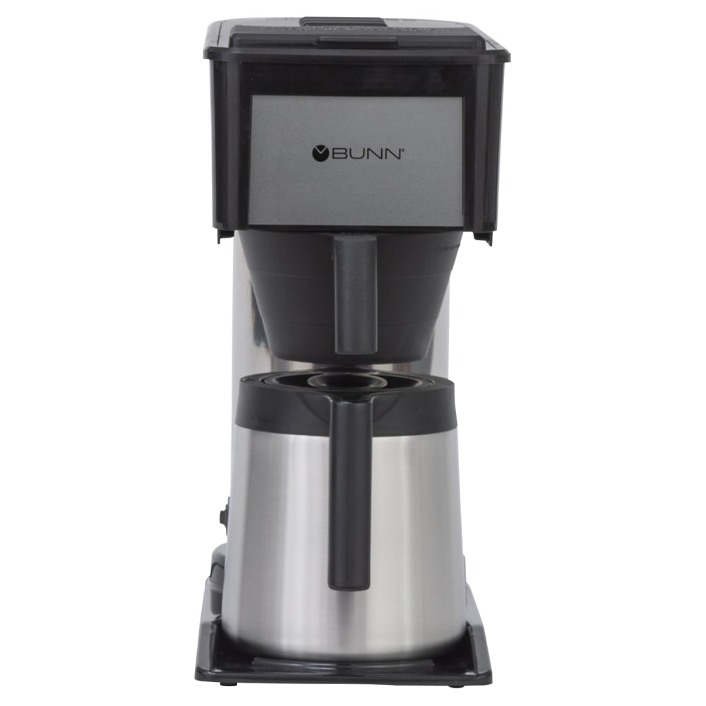 Bunn BTX ThermoFresh 10-Cup Thermal Coffee Brewer, Black/Stainless Steel