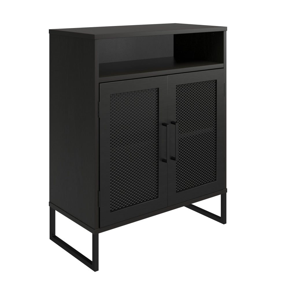 Ameriwood Home Purdue 24inW Storage Cabinet, Black
