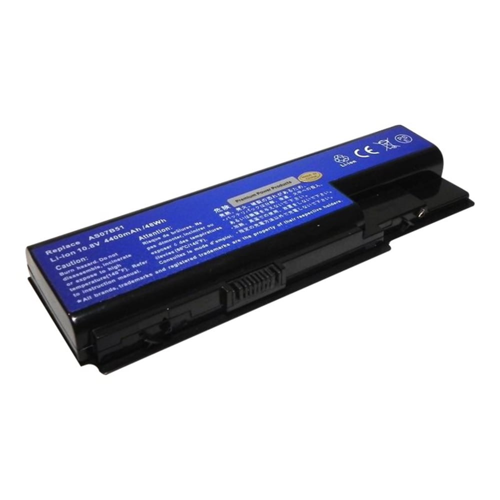 Premium Power Products Compatible 6 cell (4400 mAh) battery for Acer Aspire 5520; 5530; 6920; 6930; 7730 - For Notebook - Battery Rechargeable - 4400 mAh - 48 Wh - 10.8 V DC