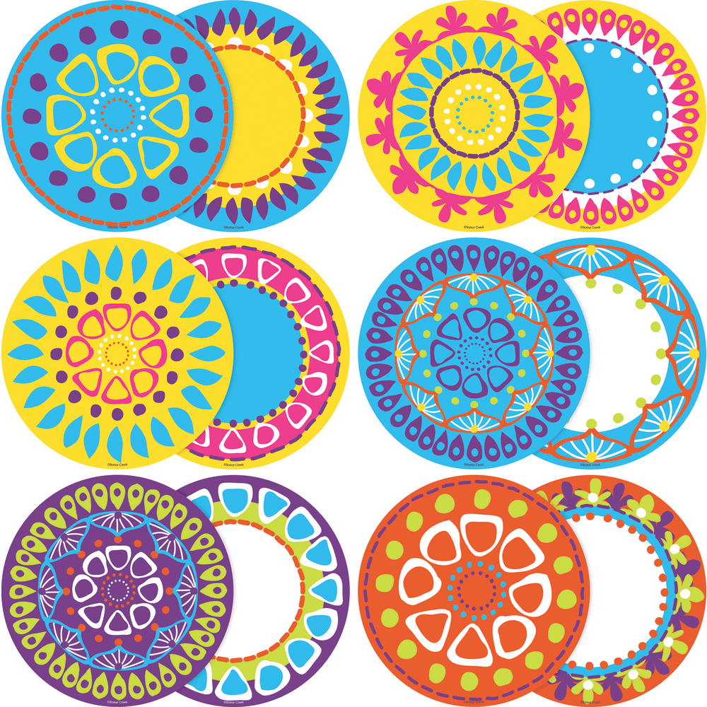 Barker Creek Accents, Double-Sided, Moroccan, Pack Of 72