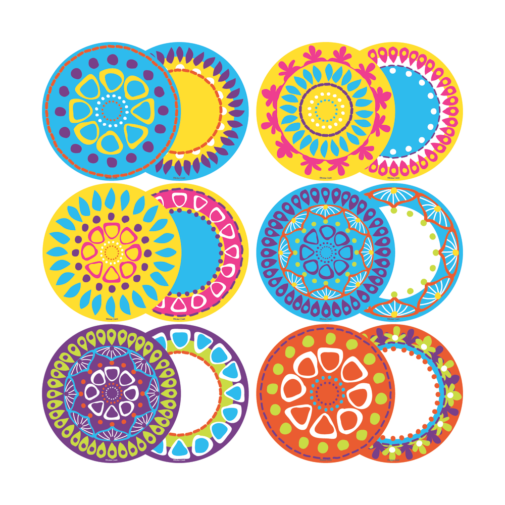 Barker Creek Accents, Double-Sided, Moroccan, Pack Of 36