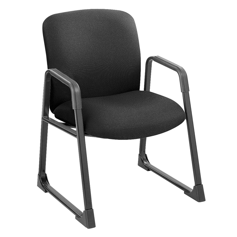 Safco Uber Fabric Guest Chair, Black