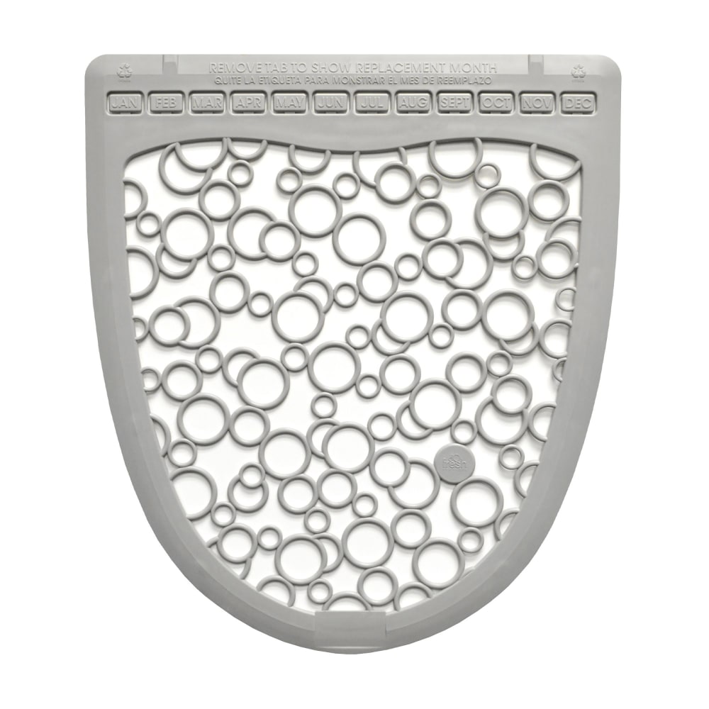 Fresh Products P-Shield Commode Mats, Gray/White, Pack Of 6 Mats