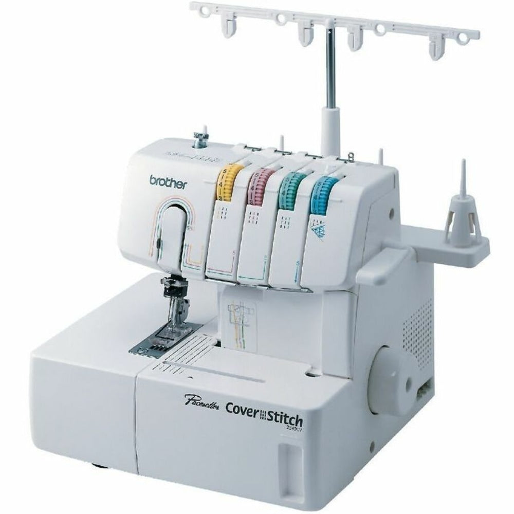 Brother Coverstitch Serger, 2340CV, Sturdy Metal Frame, 1,100 Stitches Per Minute, Trim Trap, Included Snap-on Presser Feet - 2/3/4 Thread cover stitch