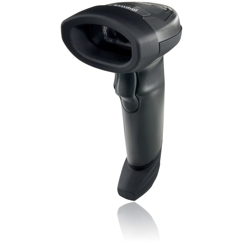 Zebra LI2208 Handheld Barcode Scanner - Cable Connectivity - 547 scan/s - 1D - Imager - Single Line - Twilight Black