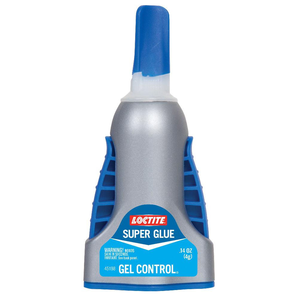 Loctite Gel Control No-Drip Super Glue, 0.14 Oz, Clear