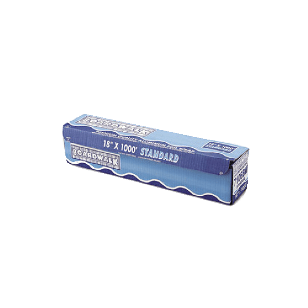 Boardwalk Standard Aluminum Foil Roll, 18in x 1,000ft, Silver