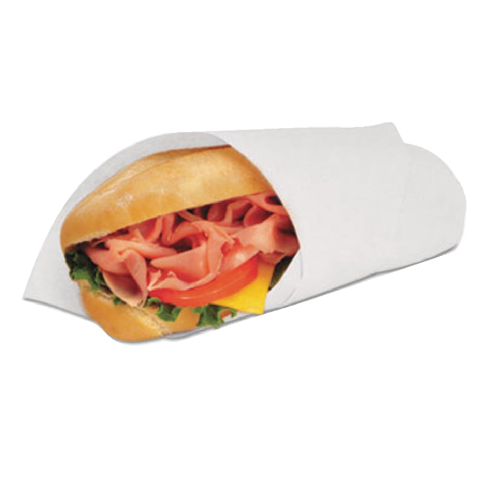 Marcal Deli Wrap Dry-Waxed Paper Flat Sheets, 18in x 18in, White, 1,000 Sheets Per Pack, Case Of 2 Packs