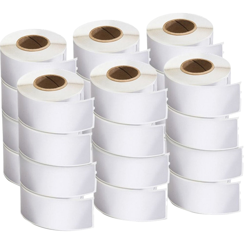 DYMO LabelWriter Address Labels, 1-1/8inH x 3-1/2inW, Rectangle, White, 350 Labels Per Roll, Pack Of 24 Rolls