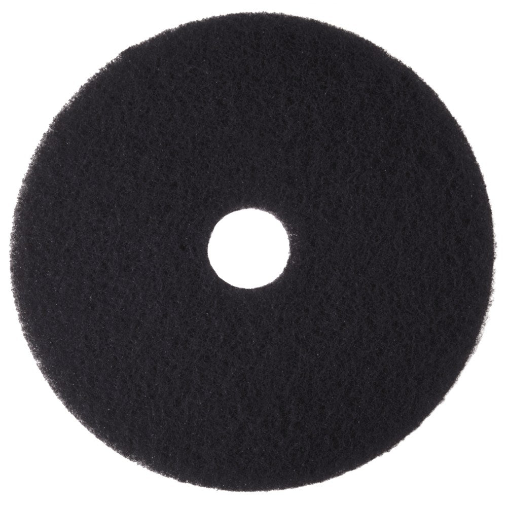 Niagara 7400N Stripping Floor Pad, High-Performance, 13in Diameter, Black, Pack Of 5