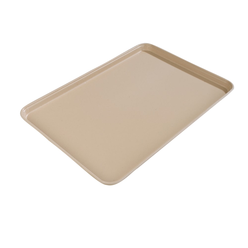 Carlisle Glasteel Trays, 18in x 14in, Almond, Pack Of 12