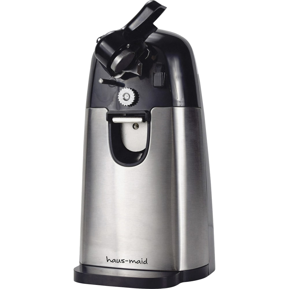 Coffee Pro Haus-Maid Electric Can Opener, 9-1/10inH x 5-3/10inW x 4-21/32in, Black