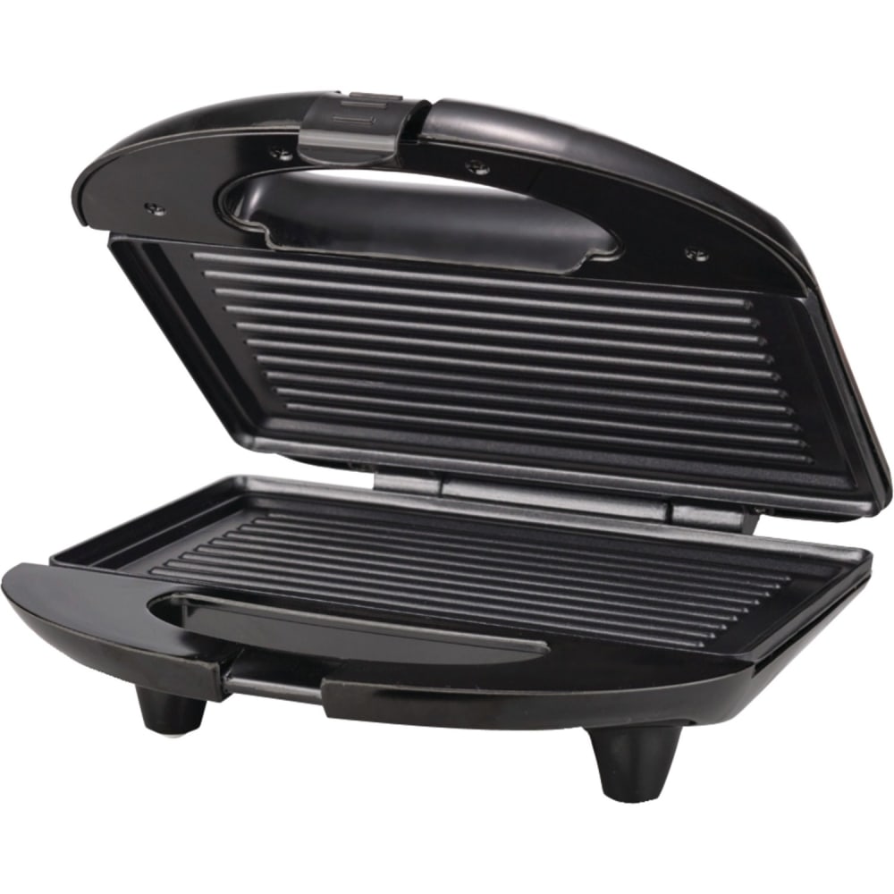 Brentwood Panini Maker - Black - Black, Stainless Steel