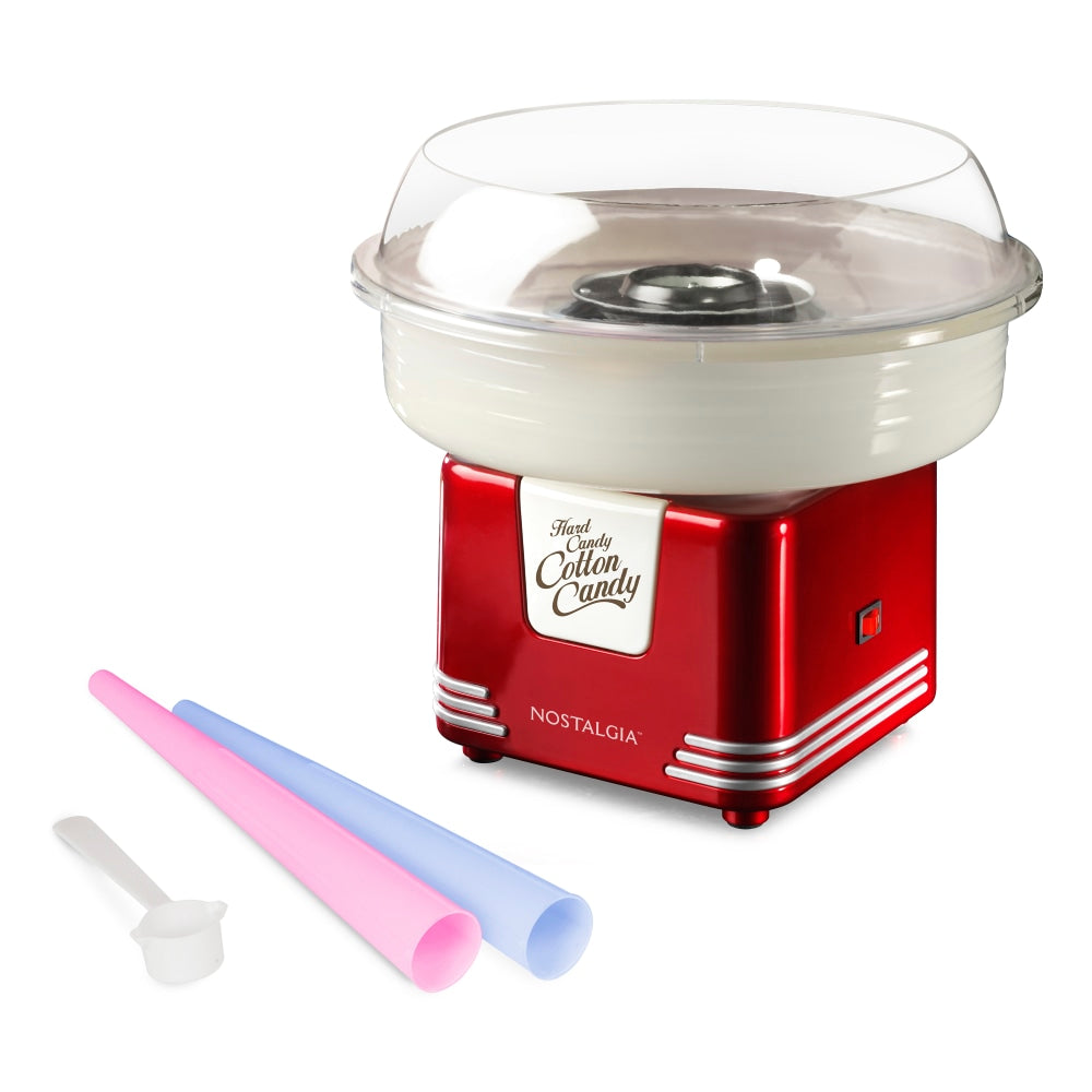 Nostalgia NRPCM45RR Cotton Candy Maker, 10-3/4in x 11-1/2in