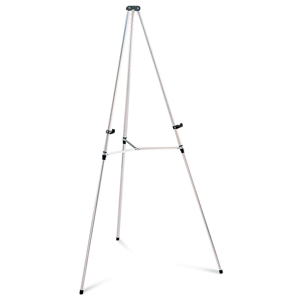 Quartet Aluminum Lightweight Telescoping Display Easel, Silver