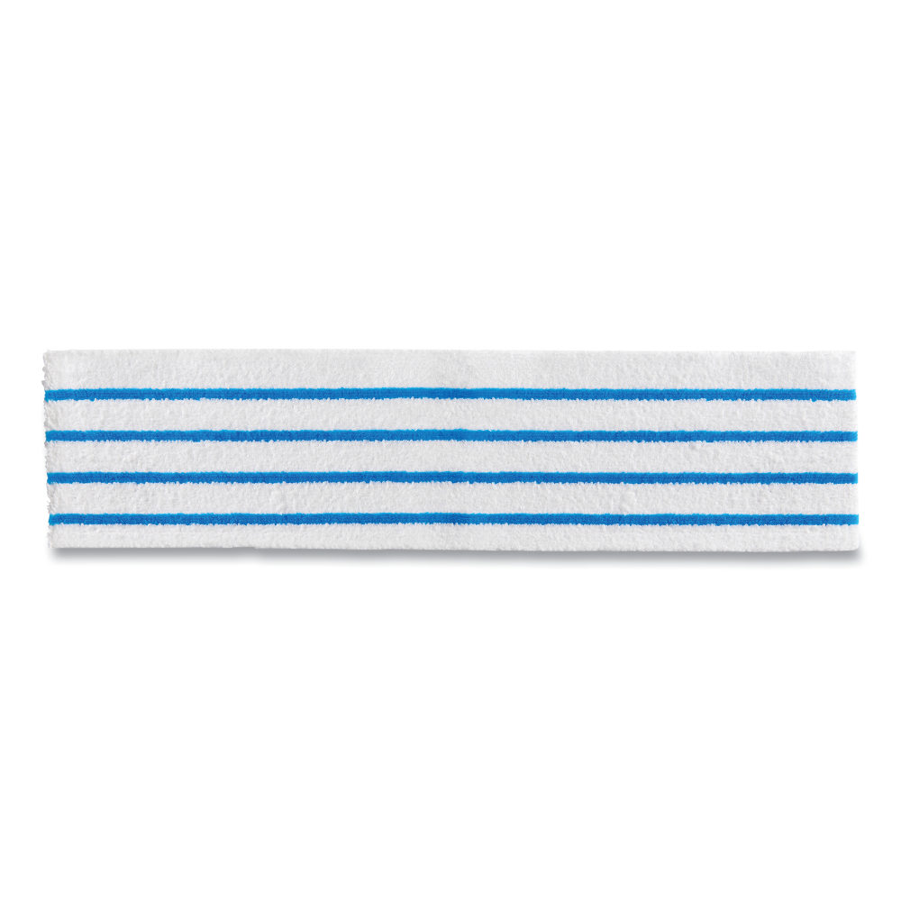 Rubbermaid Commercial HYGEN Disposable Microfiber Mop Pads, White/Blue, 50 Pads Per Pack, Case Of 3 Packs