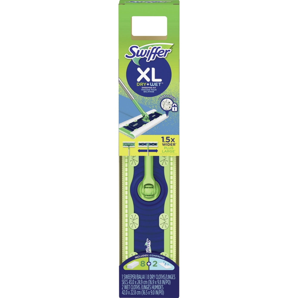 Swiffer Sweeper Dry/Wet XL Sweeping Kit, White
