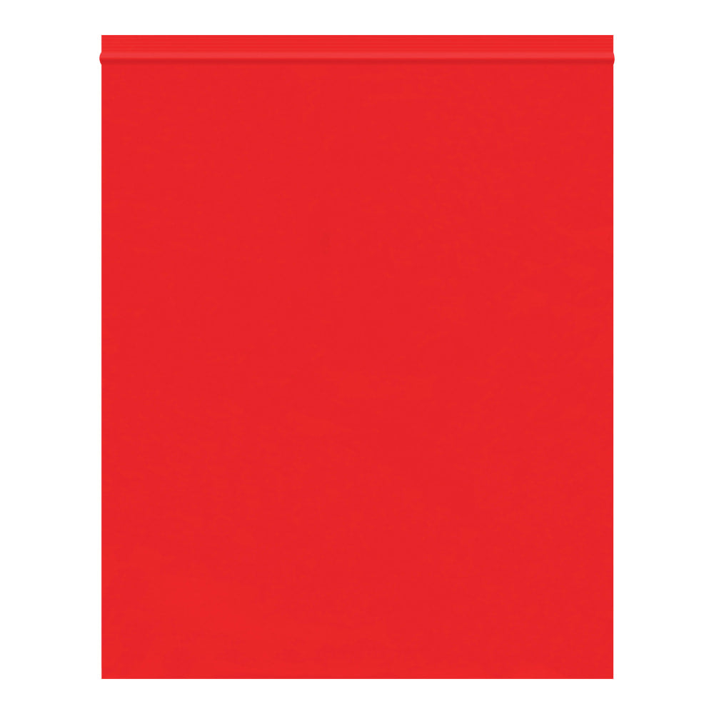 Partners Brand 2 Mil Colored Reclosable Poly Bags, 10in x 12in, Red, Case Of 1000