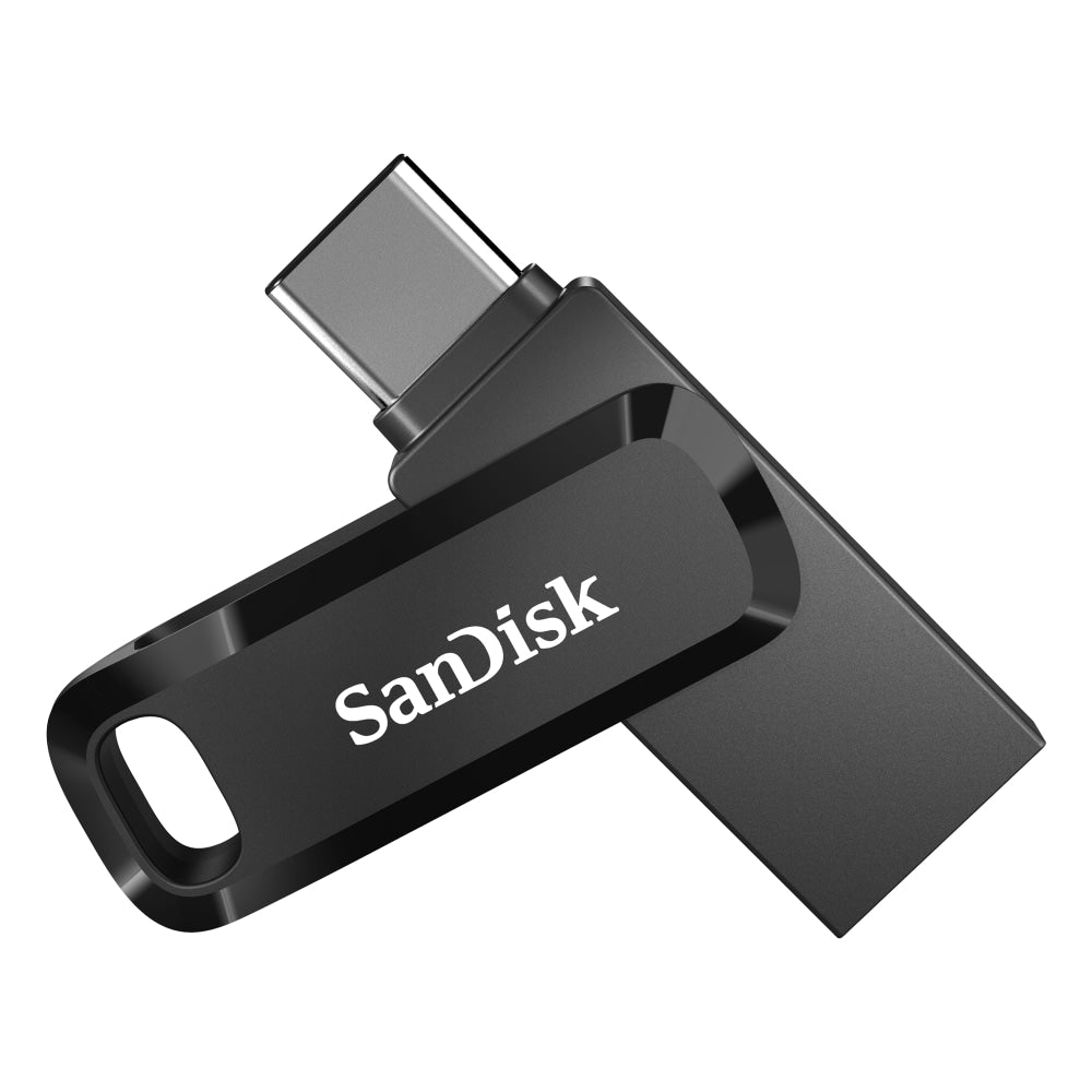 SanDisk Ultra Dual Drive Go USB Type-C/Type-A Flash Drive, 64GB, Black