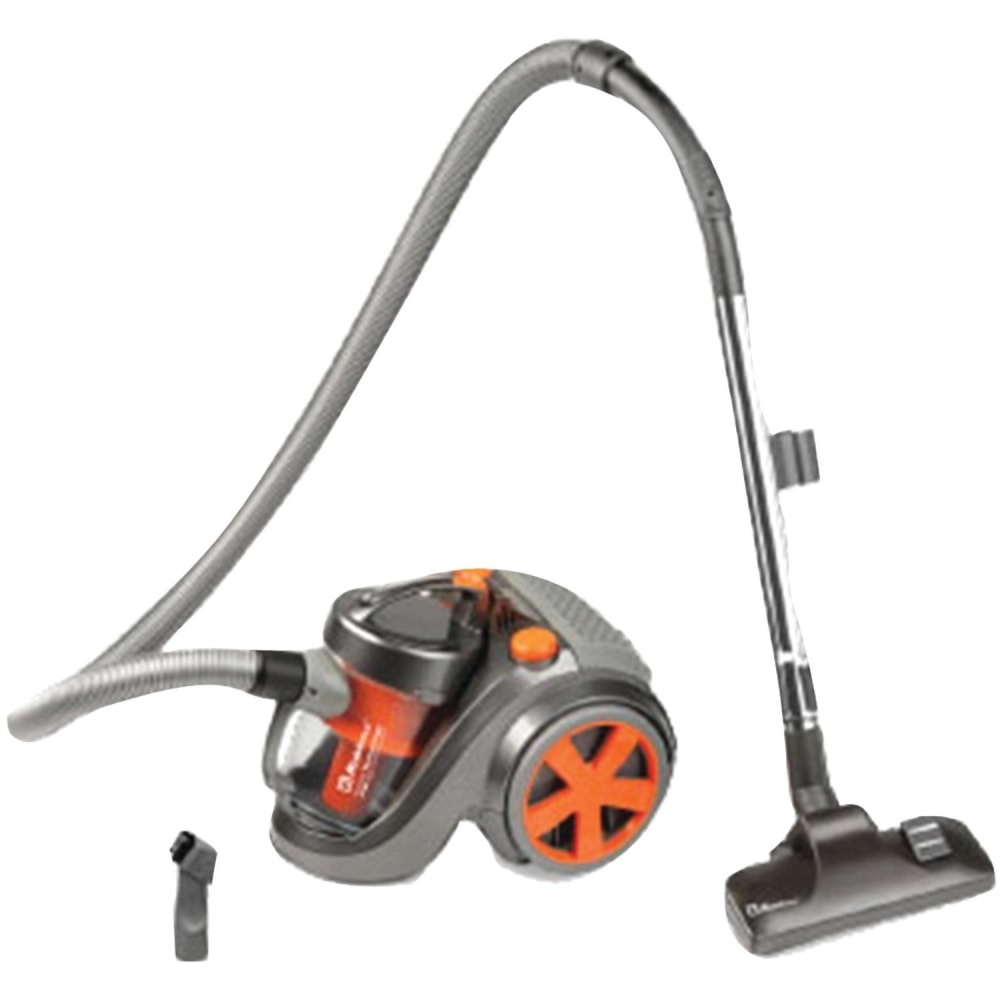 Koblenz YCA-1300 Centauri Canister Vacuum Cleaner - 1300 W Motor - Bagless - Dusting Brush, Floor Tool, Crevice Tool, Telescopic Tube, Carpet Tool - Hard Floor, Carpet - HEPA - Pet Hair Cleaning - AC Supply - Orange, Gray