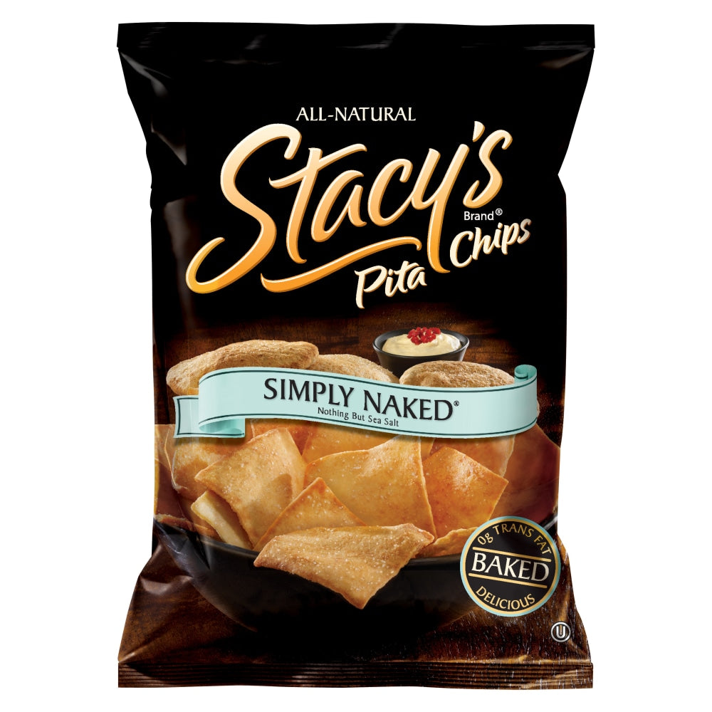 Stacys Pita Chips, Naked, 1.5 Oz, Pack Of 24