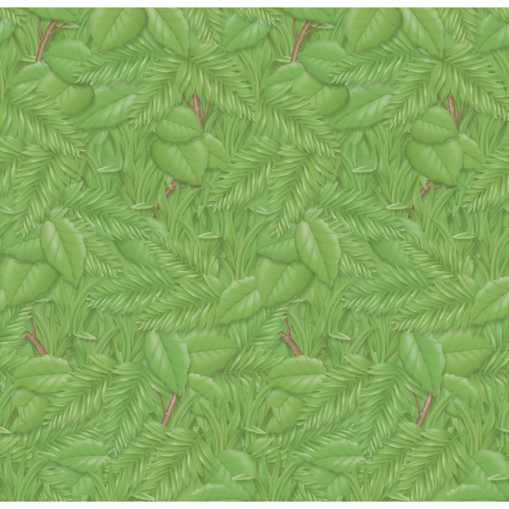 Pacon Fadeless Bulletin Board Art Paper, Tropical Foliage, 48in x 12ft, Pack Of 4 Rolls